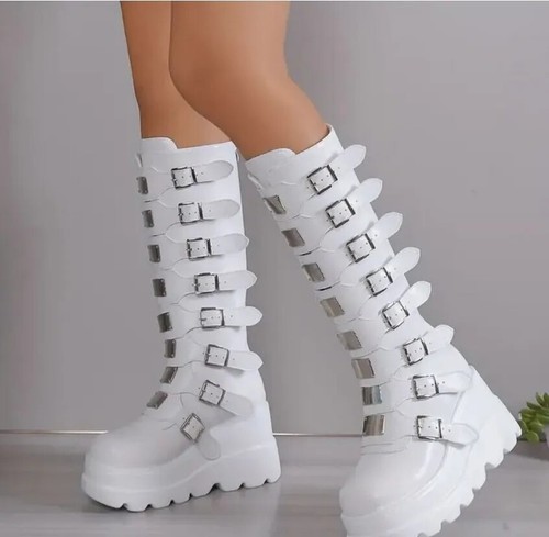 Keilabsatz stiefel mit - stiefel,