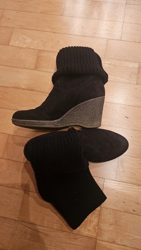 Stiefel stiefletten keilabsatz - stiefel,